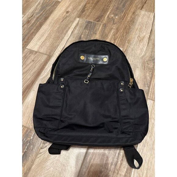 Marc Jacobs Preppy Nylon Backpack Black - Picture 1 of 3